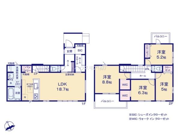 柏市布施新町4丁目　新築戸建て