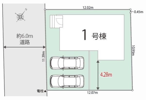 柏市南増尾3丁目　新築戸建て