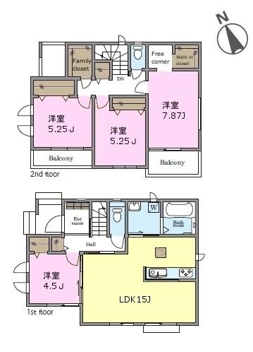 松戸市松戸新田　D号棟　新築戸建