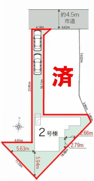我孫子市天王台6丁目　2号棟　新築戸建