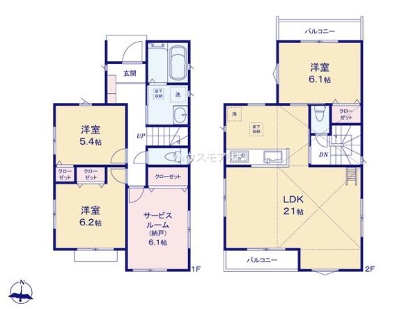 柏市南逆井2丁目　新築戸建