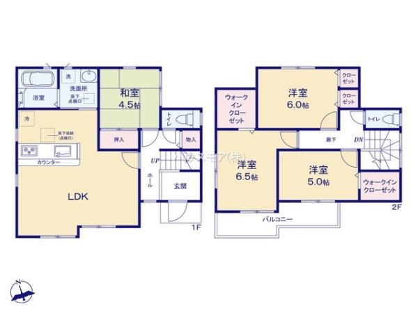 松戸市東平賀　6号棟　新築戸建
