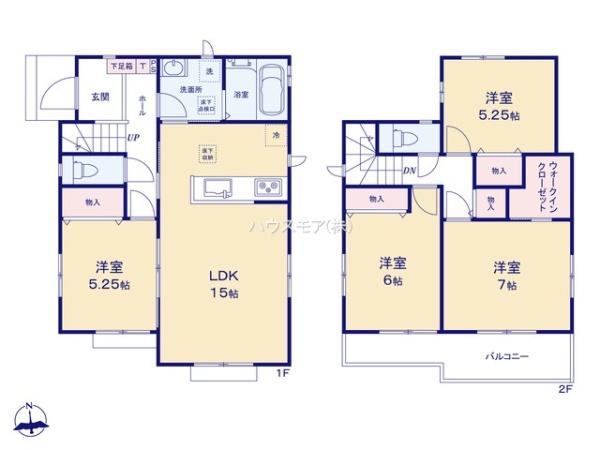 柏市戸張　A号棟　新築戸建