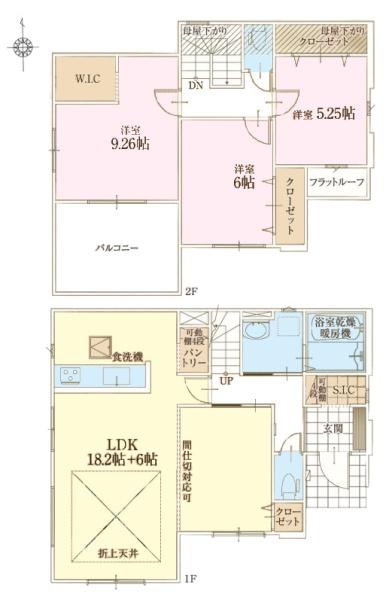 柏市高田　2号棟　新築戸建て