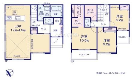取手市井野台3丁目　1号棟　新築戸建