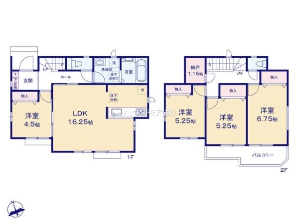 柏市五條谷　B号棟　新築戸建