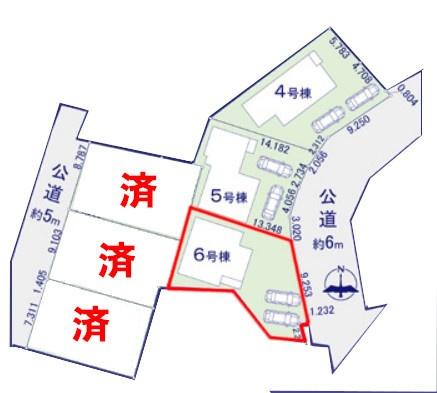 松戸市東平賀　6号棟　新築戸建