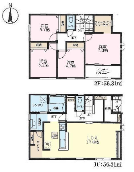 野田市木間ケ瀬　10号棟　新築戸建