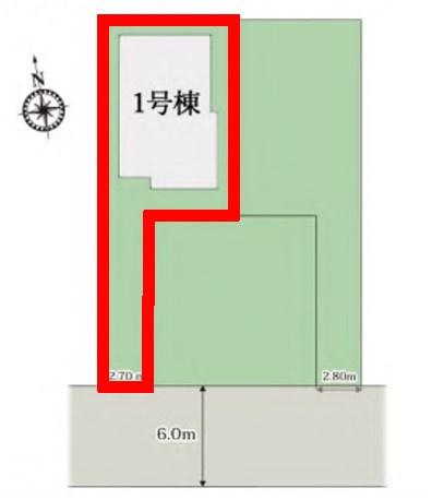 松戸市新松戸南2丁目　1号棟　新築戸建