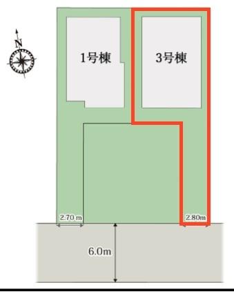松戸市新松戸南2丁目　3号棟　新築戸建