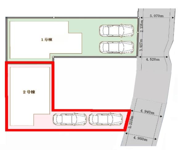 松戸市緑ケ丘2丁目　2号棟　新築戸建て