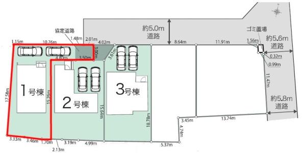 取手市野々井　1号棟　新築戸建