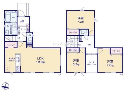 取手市野々井　2号棟　新築戸建
