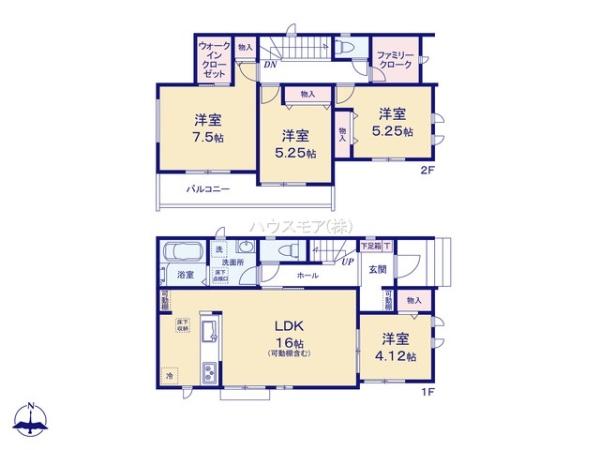 松戸市松飛台　A号棟　新築戸建て