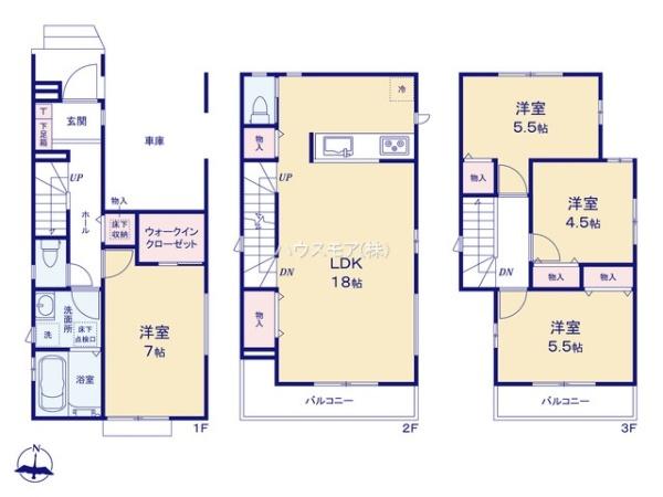 流山市西平井　B号棟　新築戸建
