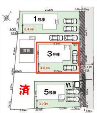我孫子市中峠　3号棟　新築戸建て