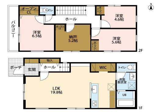 柏市篠籠田の新築一戸建