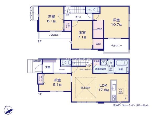 取手市井野3丁目　3号棟　新築戸建