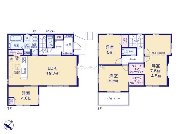 取手市藤代南2丁目　1号棟　新築戸建
