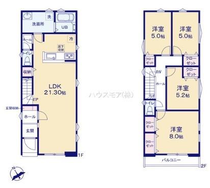 柏市松葉町6丁目　2号棟　新築戸建