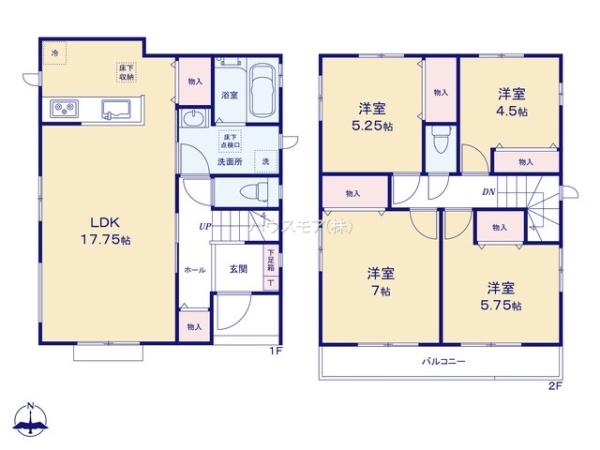 野田市清水　A号棟　新築戸建