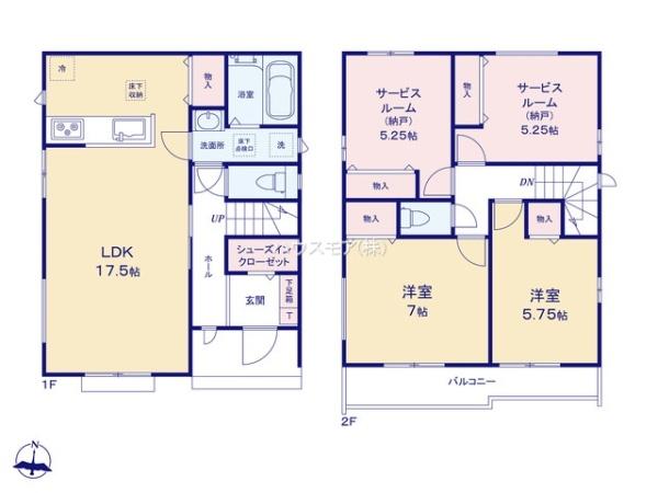 松戸市幸田4丁目　2-B号棟　新築戸建