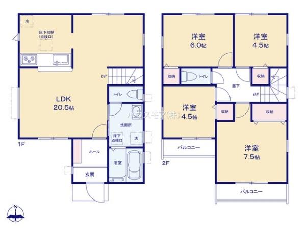 流山市松ケ丘4丁目　1号棟　新築戸建