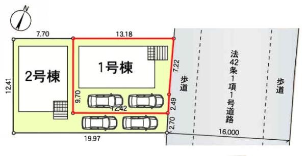松戸市小金原4丁目　1号棟　新築戸建