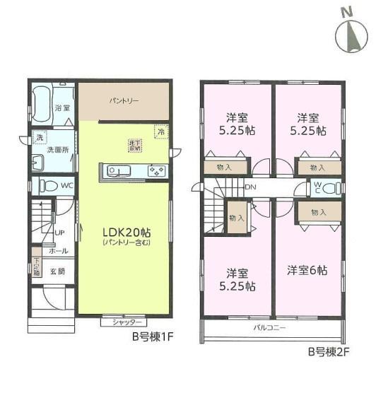守谷市松ケ丘6丁目　B号棟　新築戸建