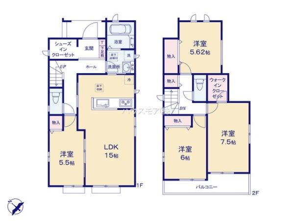 松戸市小金原5丁目　2-A号棟　新築戸建