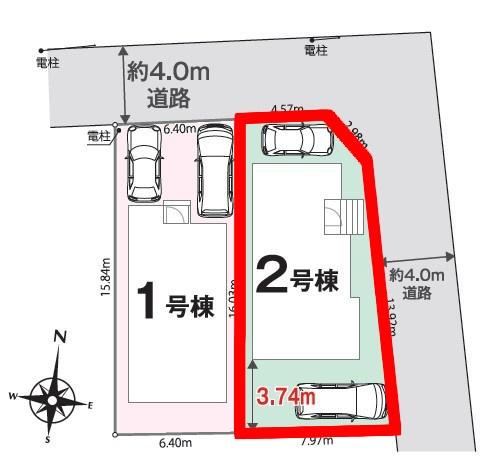 柏市増尾7丁目　2号棟　新築戸建て