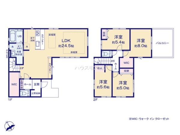 柏市逆井2丁目　2号棟　新築戸建て