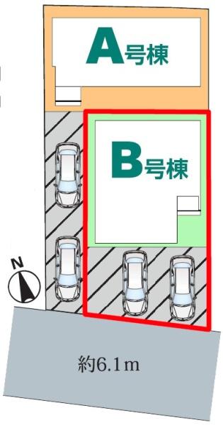 野田市上花輪新町　B号棟　新築戸建