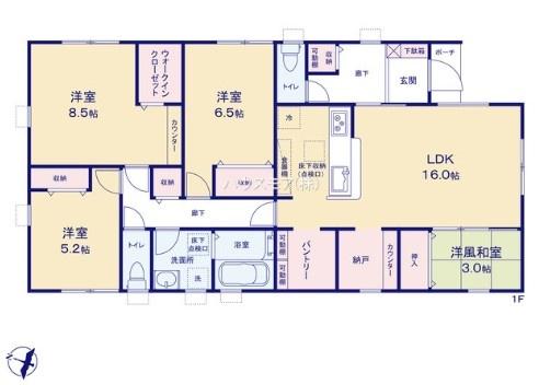 野田市木間ケ瀬　3号棟　新築戸建