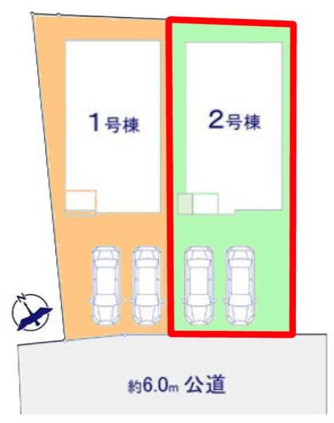 守谷市松ケ丘3丁目　2号棟　新築戸建