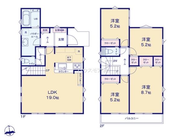 柏市南逆井2丁目　新築戸建