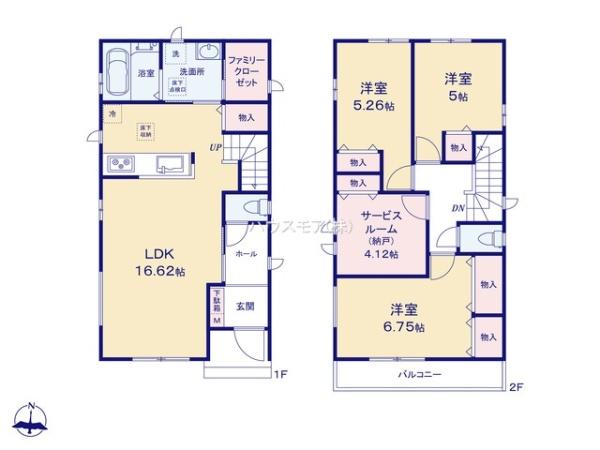 松戸市和名ケ谷　A号棟　新築戸建