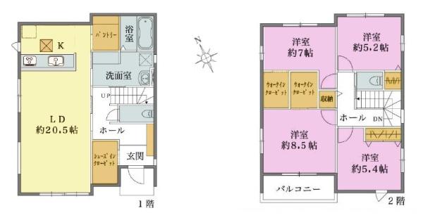 取手市白山8丁目　1号棟　新築戸建て