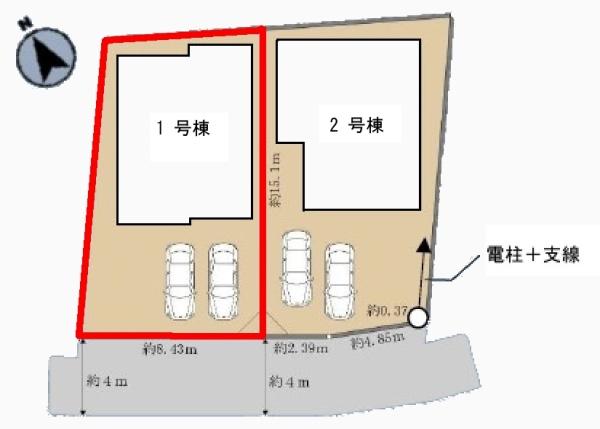 取手市白山8丁目　1号棟　新築戸建て