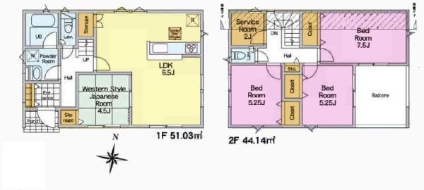 守谷市美園4丁目　2号棟　新築戸建