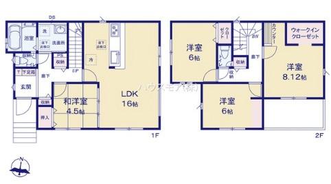 流山市加4丁目　1号棟　新築戸建
