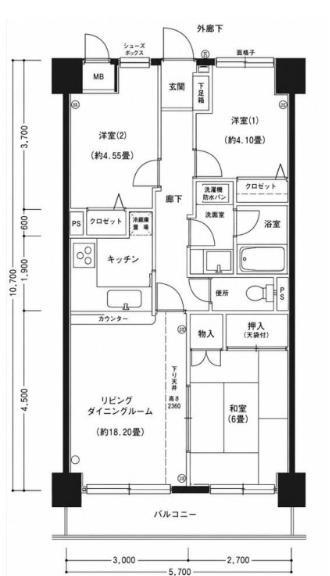 ベルドゥムール越谷茜町