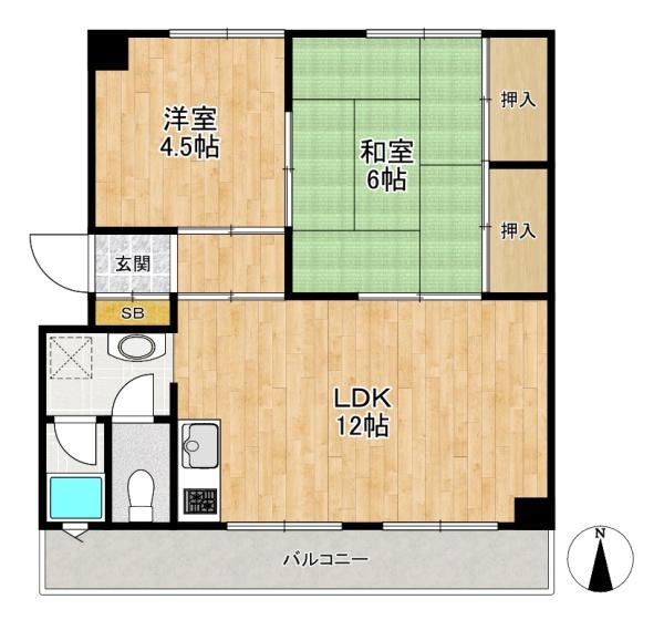 新北野第一コーポ　C棟