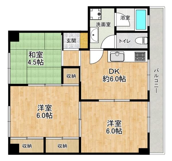 新北野第一コーポA棟