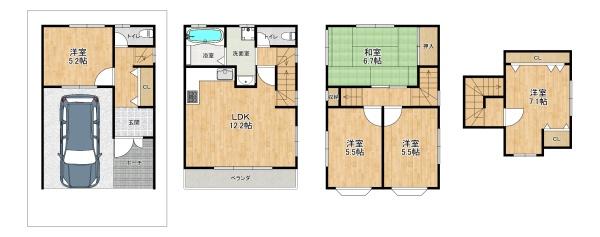 大阪市東淀川区瑞光２丁目の中古一戸建て