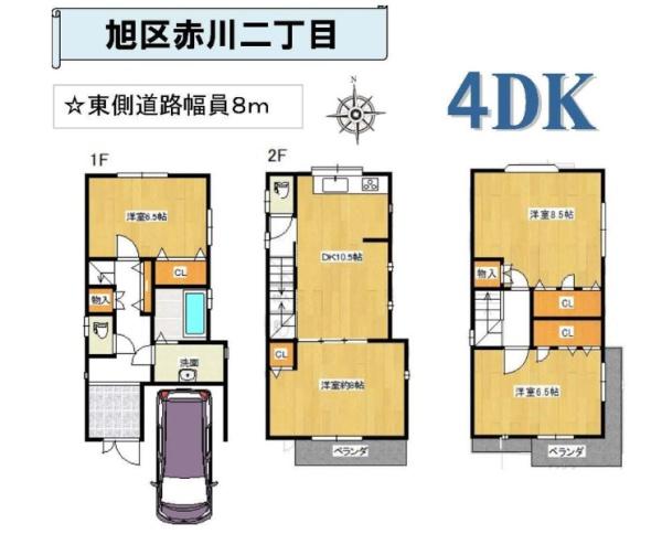 旭区赤川　中古戸建