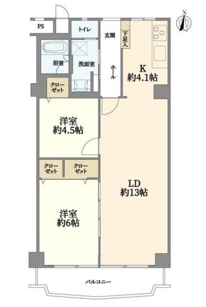 クローバーハイツ森小路２号棟