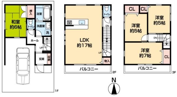 大阪市鶴見区茨田大宮１丁目の中古一戸建て