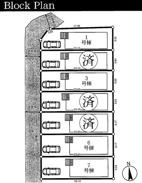 大東市北条　新築戸建　１号地
