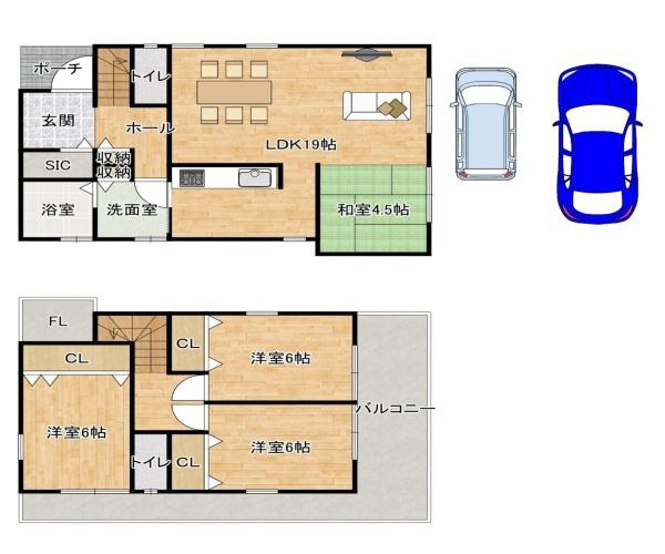 大東市三箇　中古戸建